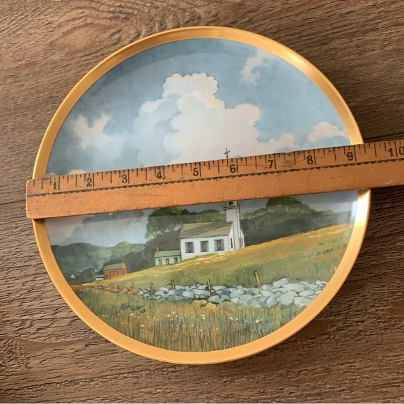 COUNTRY CHURCH Plate The American Countryside Eric Sloan... - Picture 2 of 7
